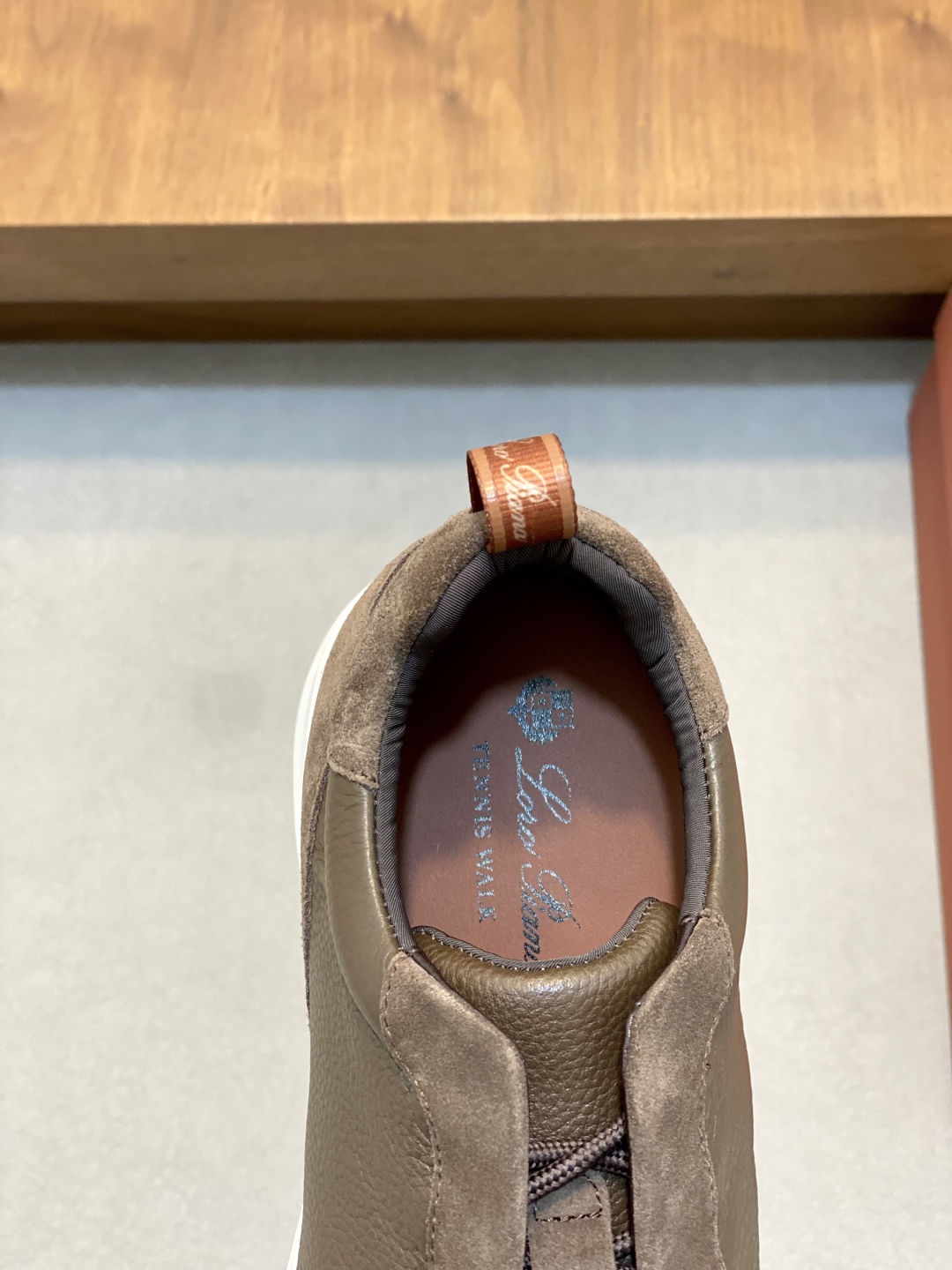 Loropiana Men's Brown Leather and Suede Slip-On Sneakers Size 39-44 8 cmp i1746547575840 5692 0 6