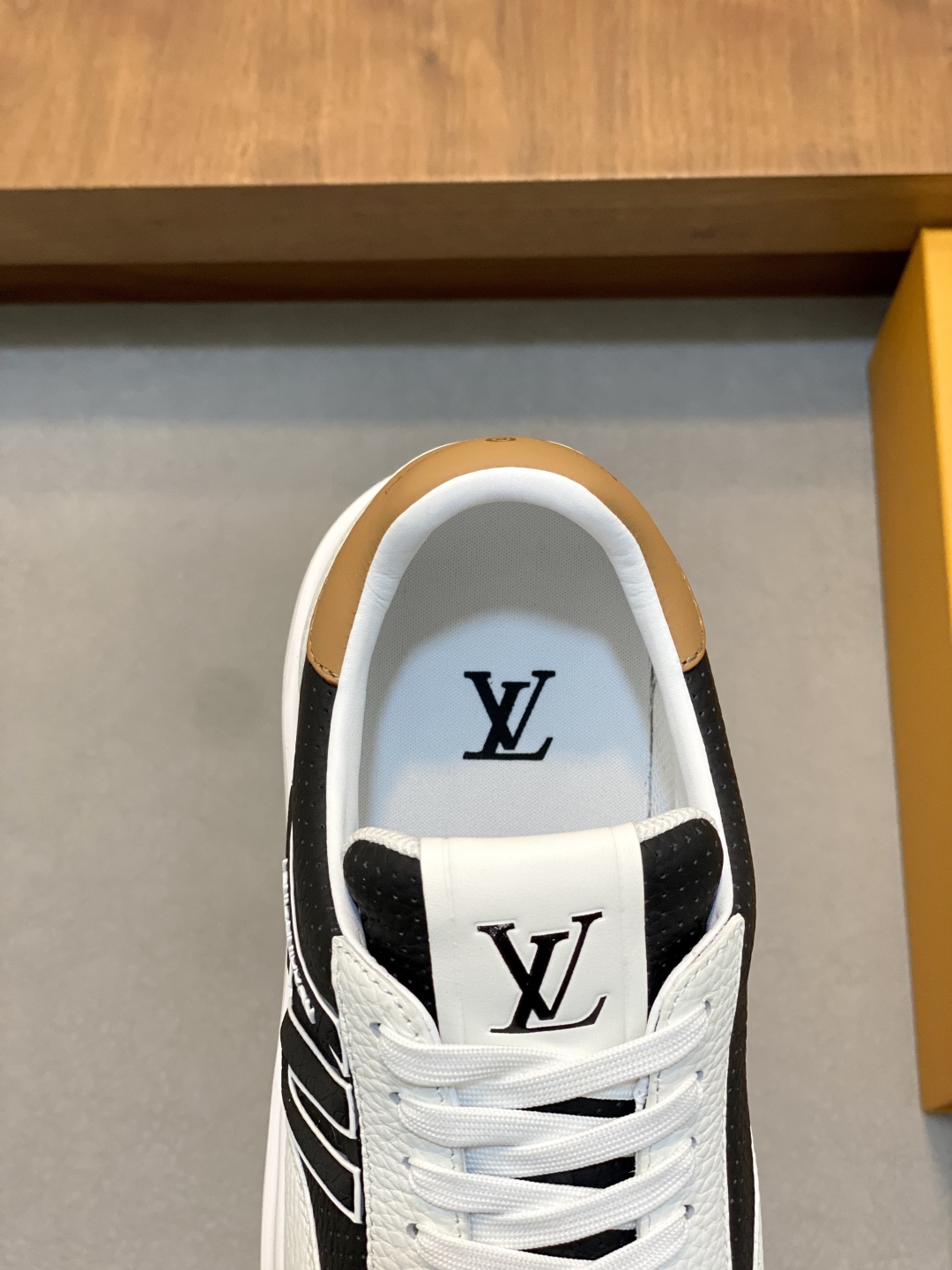 Louis Vuitton Men's Black Leather Run Away Sneakers Size 39-44 8 cmp i1746548116258 9813 0 6