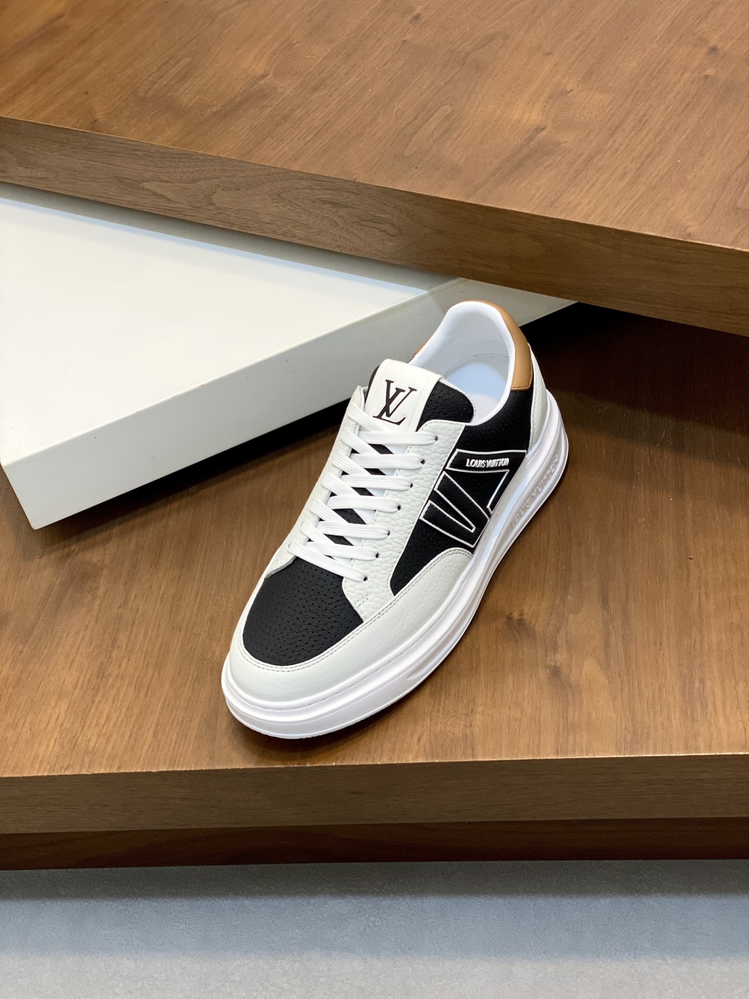 Louis Vuitton Men's Black Leather Run Away Sneakers Size 39-44 7 cmp i1746548116265 38 0 5