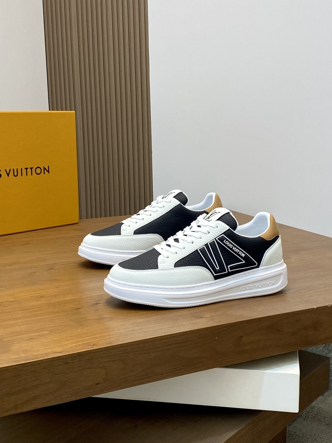 Louis Vuitton Men's Black Leather Run Away Sneakers Size 39-44 4 cmp i1746549769523 7426 0 2