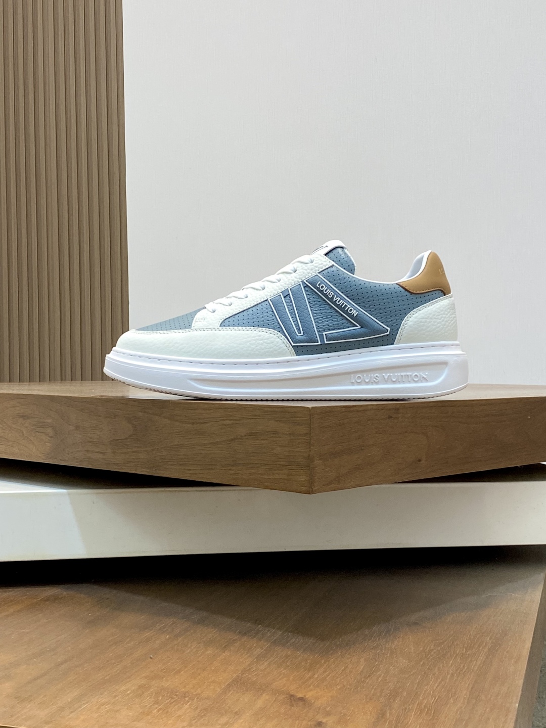 Louis Vuitton Men's Run Away Pulse Sneakers in Blue Leather 3 cmp i1746551388340 1488 0 1