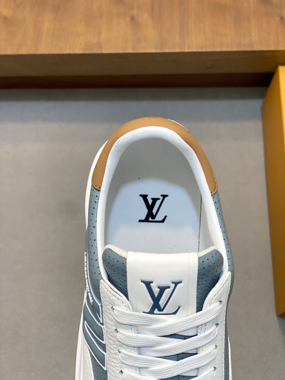 Louis Vuitton Men's Run Away Pulse Sneakers in Blue Leather 8 cmp i1746551388340 2680 0 6
