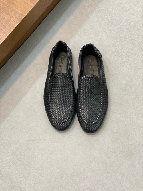 Bottega Veneta Men's Leather Woven Loafers Slip-on Dress Shoes 1 Bottega Veneta Men's Leather Woven Loafers Slip-on Dress Shoes