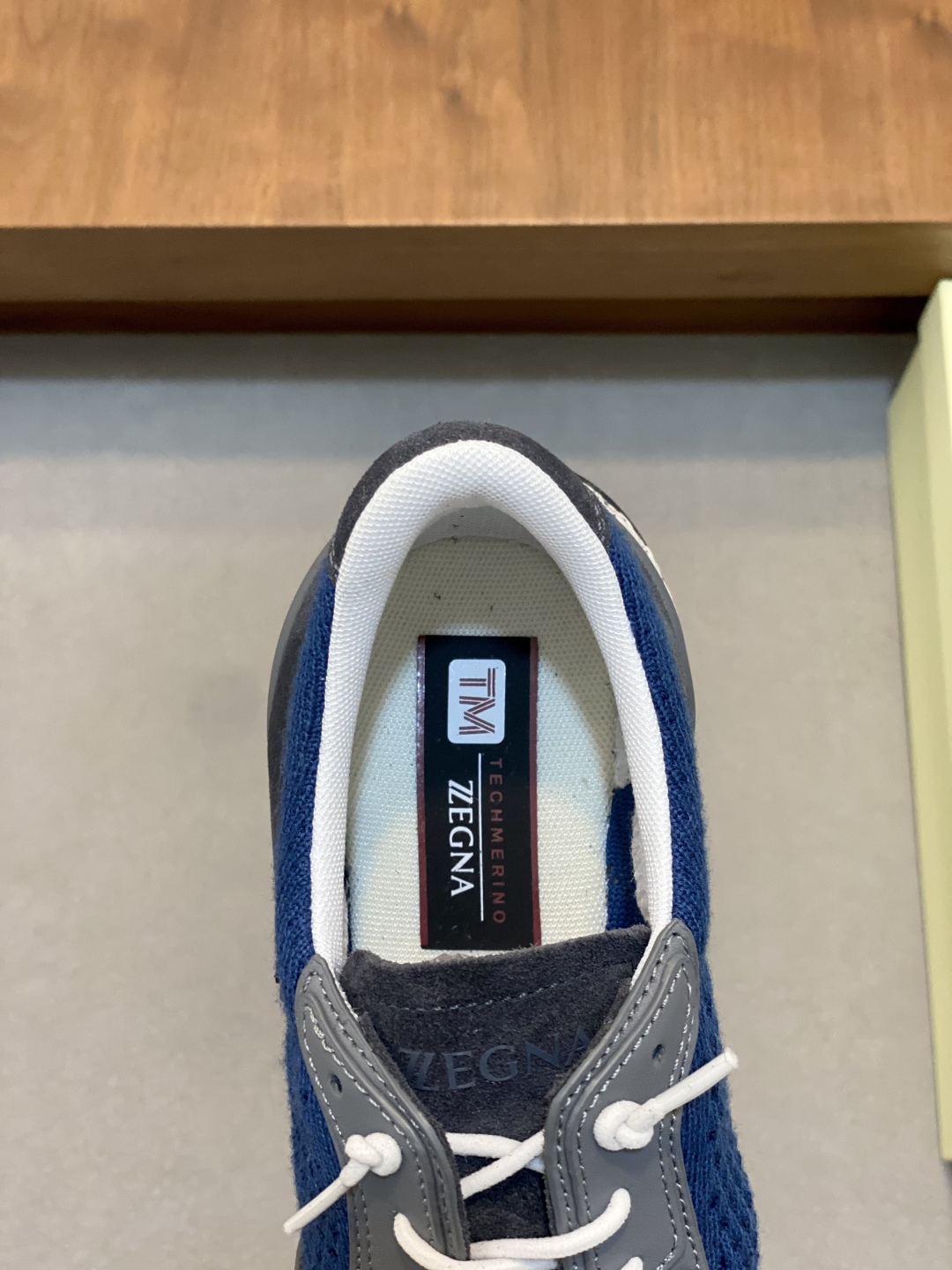 Z Zegna Men's Blue Techmerino Wool Blend Lace-Up Sneakers 8 cmp i1748756915981 8009 0 6