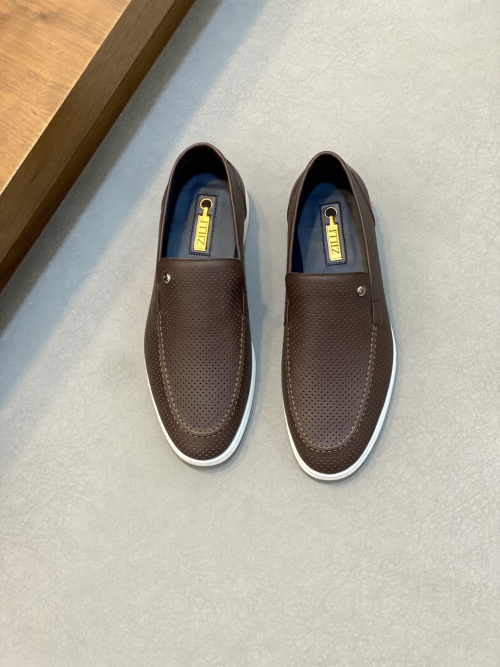 Zilli Men's Luxury Brown Leather Loafers - Comfort & Style, Sizes 39-44 1 Zilli Men's Luxury Brown Leather Loafers - Comfort & Style, Sizes 39-44