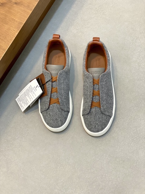 Ermenegildo Zegna Triple Stitch Wool Sneakers - Casual & Comfortable