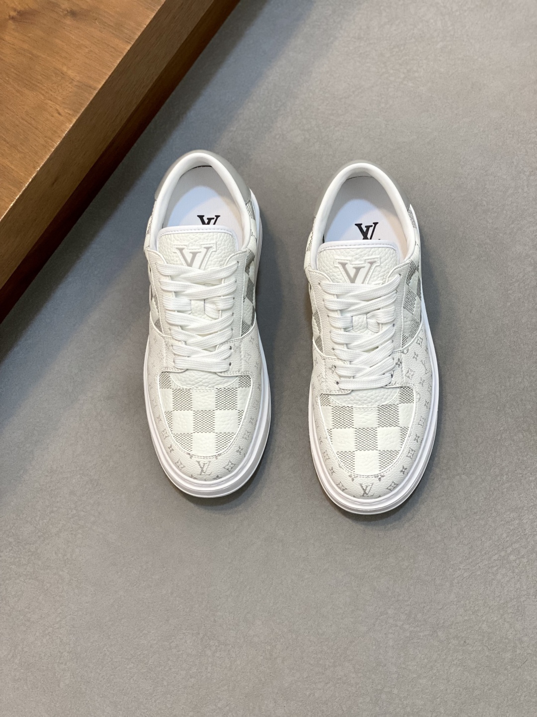 Louis Vuitton Heren Sneakers - Premium Leer, Comfortabele TPU Zool - Maat 38-44