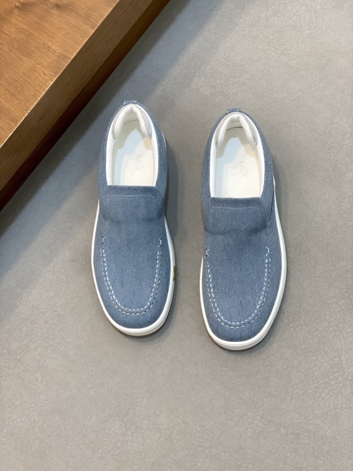 HHermesKiddy Denim Slip-On Sneakers with Signature 'H' Detail - Urban Style 1 HHermesKiddy Denim Slip-On Sneakers with Signature 'H' Detail - Urban Style
