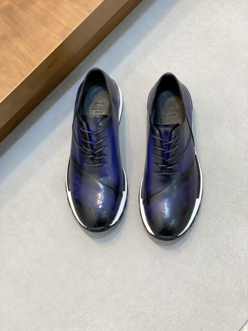 Berluti Fast Track Scritto Leather Sneakers - Casual Elegance & Comfort 1 Berluti Fast Track Scritto Leather Sneakers - Casual Elegance & Comfort