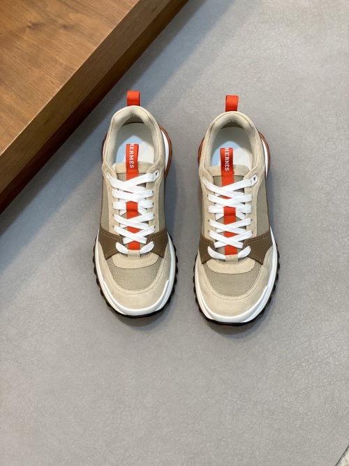 Hermes Leader Sneakers - Multi-Color, Geometric Sole, Urban Style 1 Hermes Leader Sneakers - Multi-Color, Geometric Sole, Urban Style