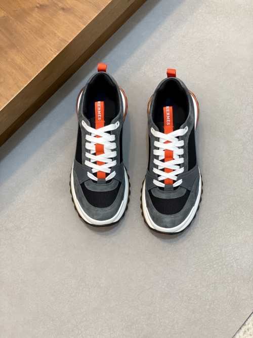 Hermes Leader Sneakers: Multi-Color, High-Tech Twill, and Calfskin Design 45 Hermes Leader Sneakers: Multi-Color, High-Tech Twill, and Calfskin Design
