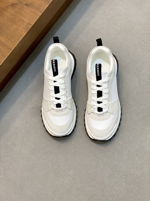 Hermes Leader Sneakers, White Leather Sneakers for Women, Urban Style 1 Hermes Leader Sneakers, White Leather Sneakers for Women, Urban Style