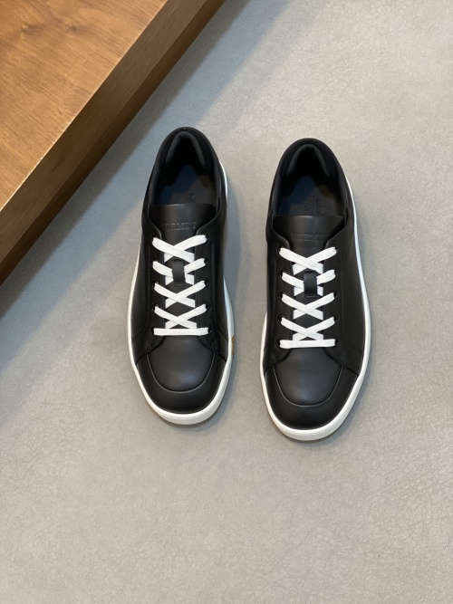 Hermès Kiddy Black Leather Sneakers with White Laces - Urban Style 1 Hermès Kiddy Black Leather Sneakers with White Laces - Urban Style