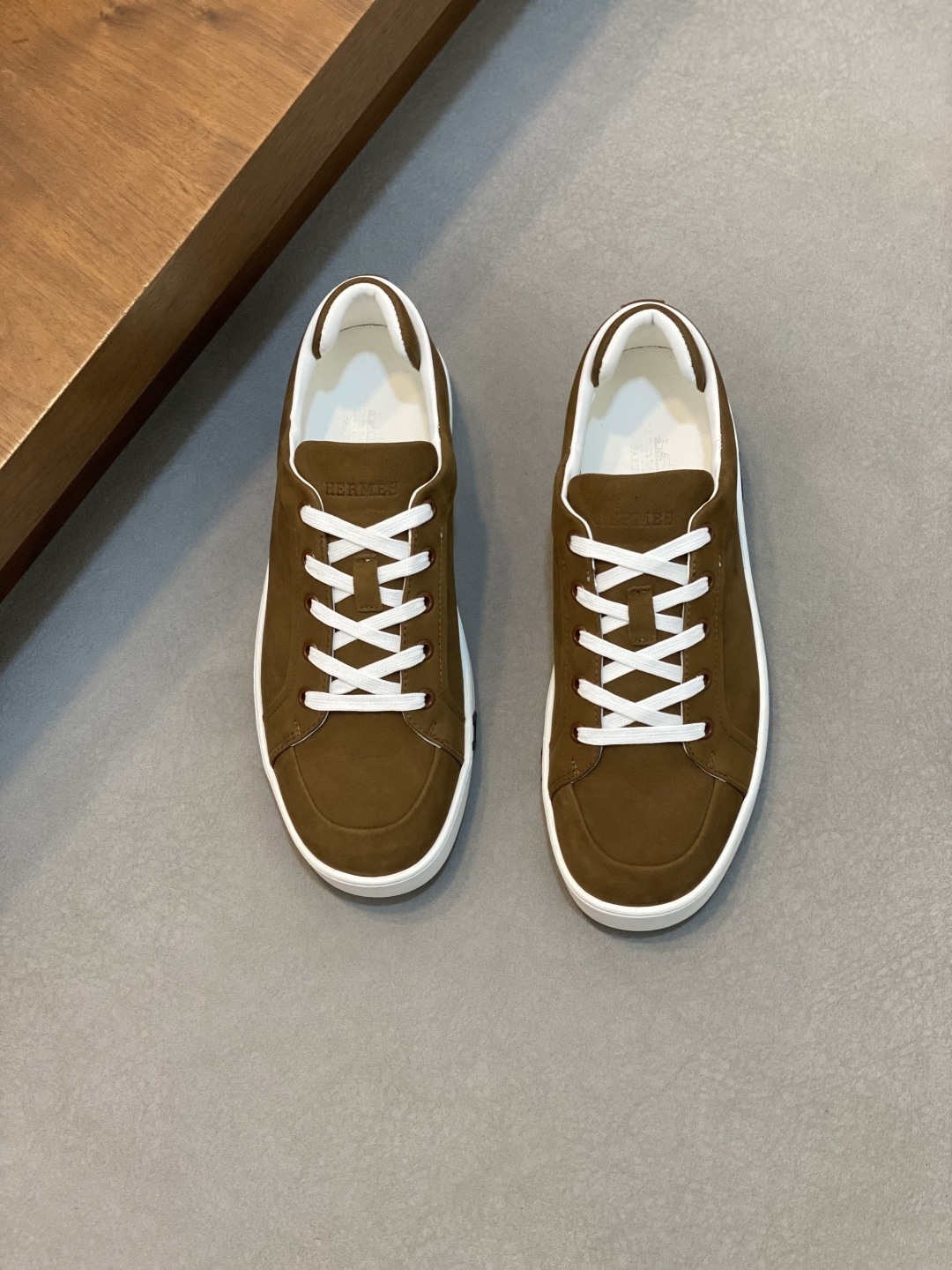 Hermès Kiddy Slip-On Sneakers: Effortless Style in Denim and Suede