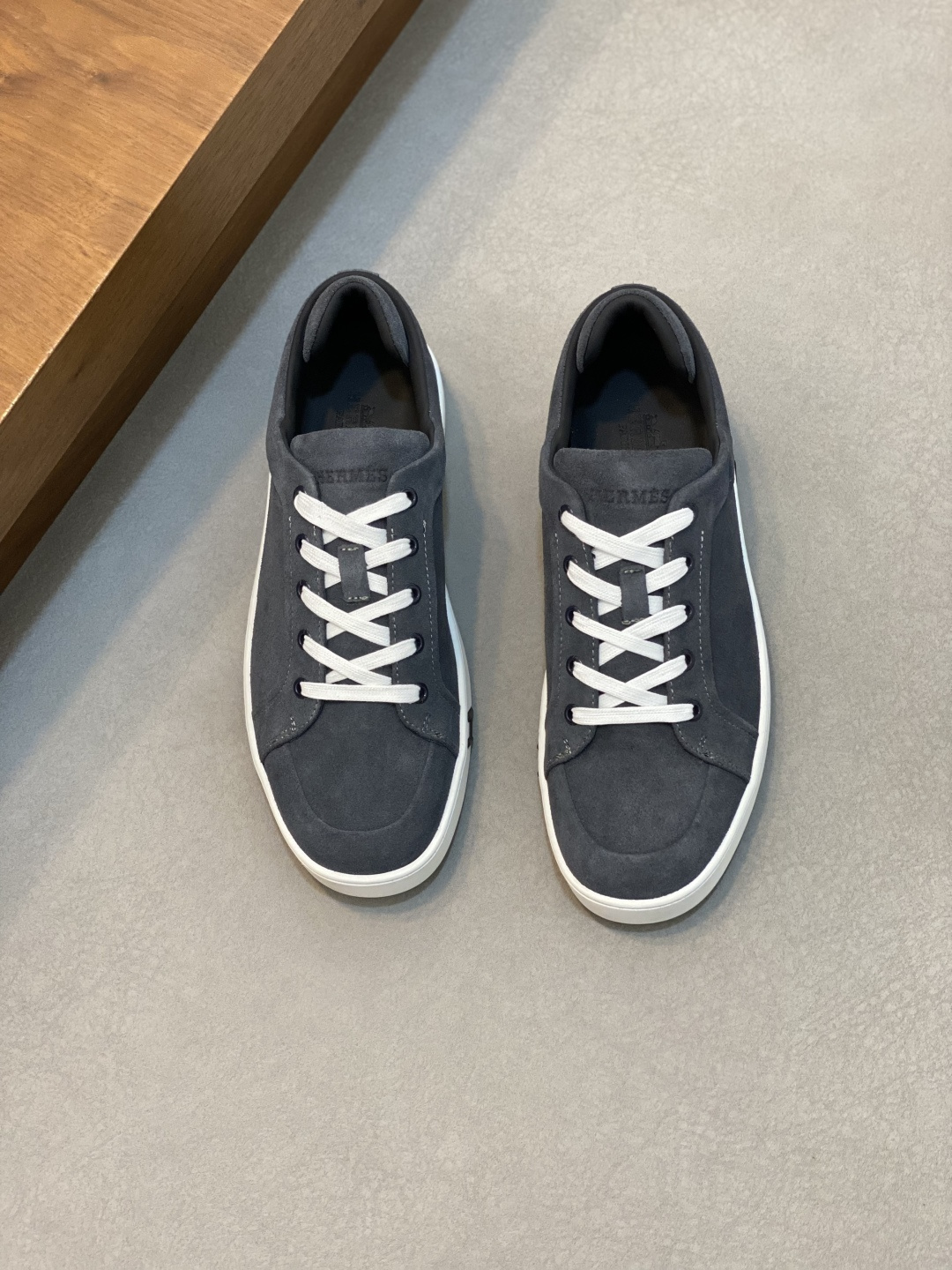 Hermès Kiddy Suede Sneakers Lace-Up Casual Shoes for Men and Women