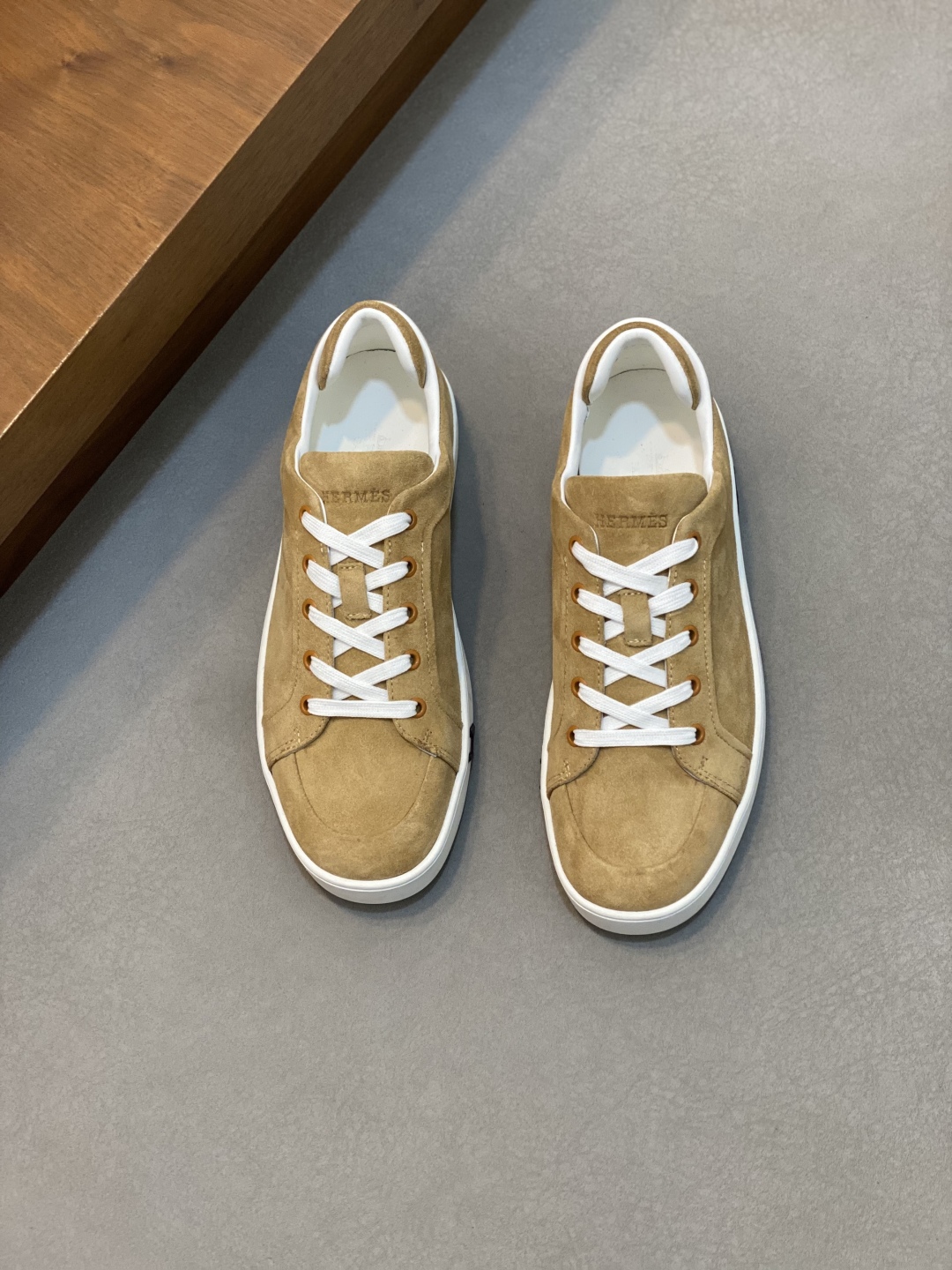Hermès Kiddy Suede Sneakers with 'H' Detail, Sizes 39-44