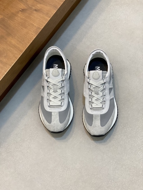 Moncler Men's Gray Sneakers, Breathable Mesh, Neoprene, Rubber Sole, Size 39-44 1 Moncler Men's Gray Sneakers, Breathable Mesh, Neoprene, Rubber Sole, Size 39-44