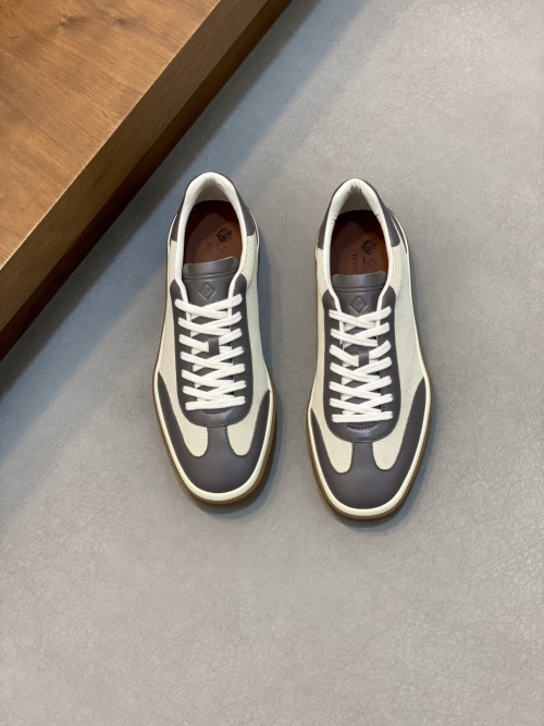 Loro Piana Men's Classic Suede & Mesh Lace-Up Sneakers 1 Loro Piana Men's Classic Suede & Mesh Lace-Up Sneakers