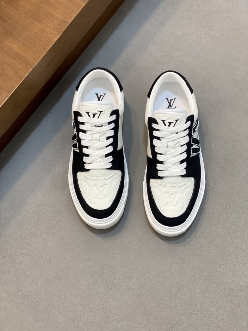 Louis Vuitton Premium Leather Sneakers, Designer Casual Shoes 1 Louis Vuitton Premium Leather Sneakers, Designer Casual Shoes