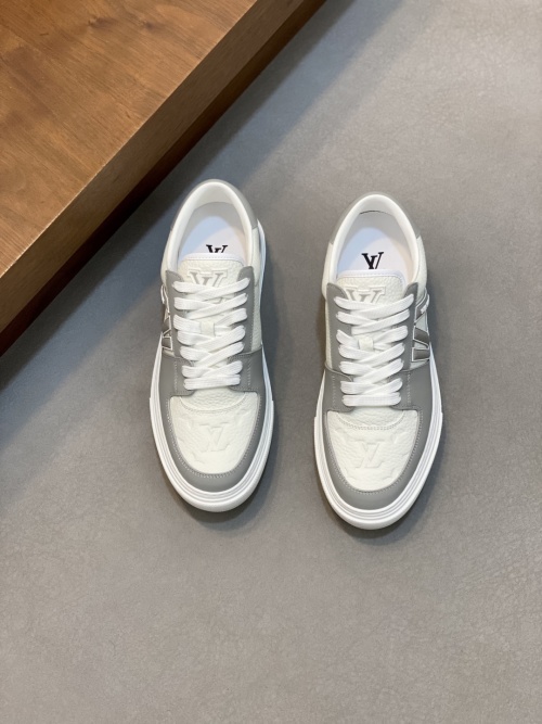 Louis Vuitton Premium Leather Casual Sneakers - Stylish & Comfortable 1 Louis Vuitton Premium Leather Casual Sneakers - Stylish & Comfortable