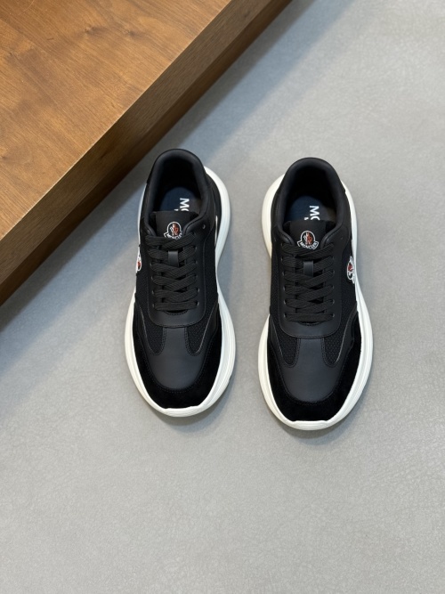 Moncler Men's Sneakers - Breathable Mesh, Neoprene, and Rubber Design