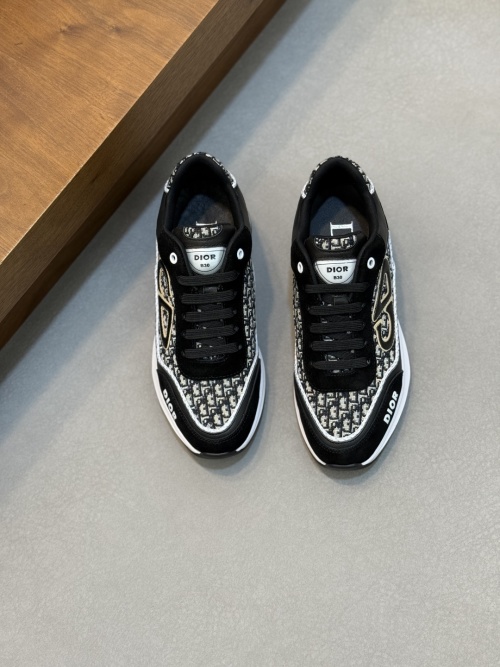 Dior Men's Fashion Sneakers Low-Top Design Mesh Upper Lightweight Rubber Sole 1 Dior Men's Fashion Sneakers Low-Top Design Mesh Upper Lightweight Rubber Sole