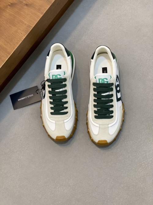 Dolce & Gabbana Men's Multi-Material Logo Sneakers - Stylish and Comfortable 1 Dolce & Gabbana Men's Multi-Material Logo Sneakers - Stylish and Comfortable