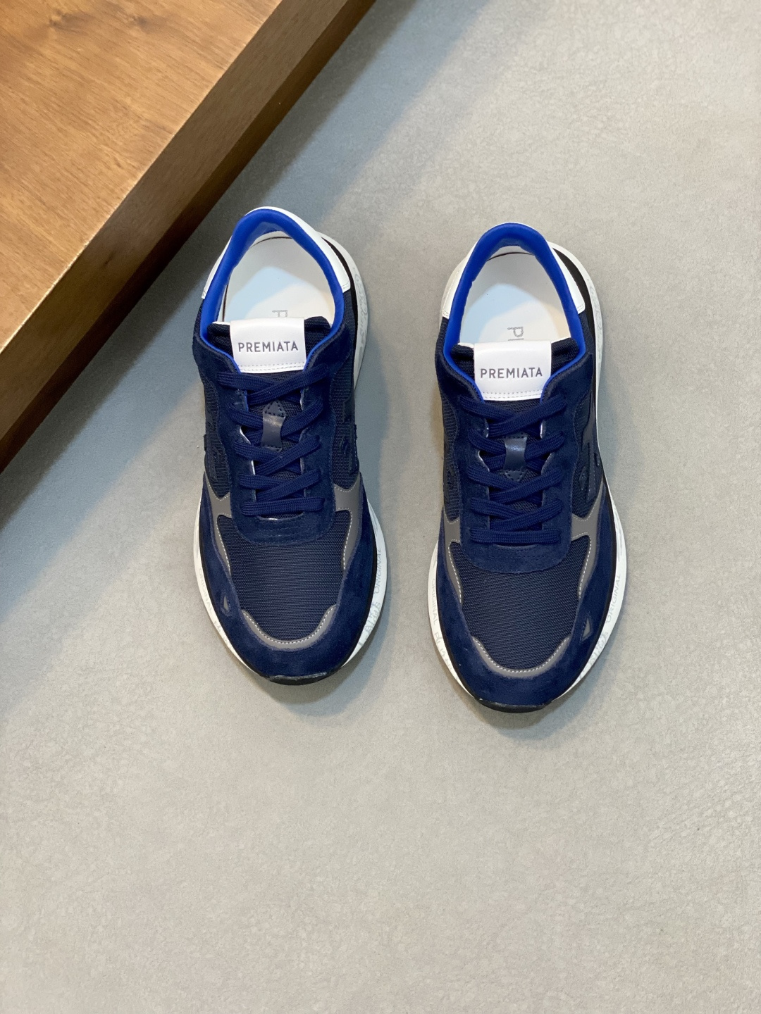 NO:341676,【PREMIATA】Premiata - High-end quality original single - Upper frosted leather with hollow breathable net, sewing brand 