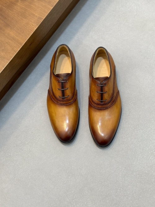 Berluti Men's Leather Dress Shoes, Hand-Colored Oxfords, Brown 1 Berluti Men's Leather Dress Shoes, Hand-Colored Oxfords, Brown