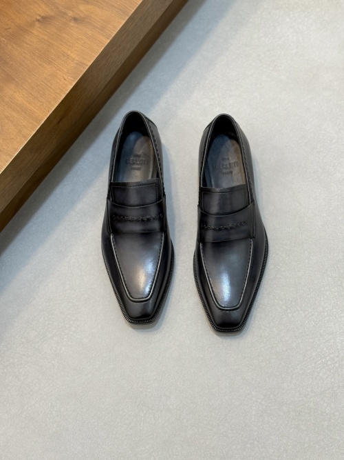 Berluti Leather Penny Loafers for Men - Hand-Colored Dress Shoes, Sizes 39-44 1 Berluti Leather Penny Loafers for Men - Hand-Colored Dress Shoes, Sizes 39-44