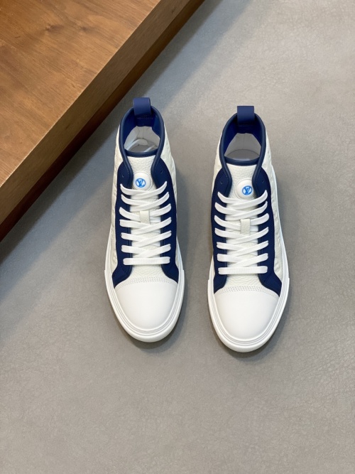 Louis Vuitton White Leather Casual Sneakers,Fashionable and Comfortable 1 Louis Vuitton White Leather Casual Sneakers,Fashionable and Comfortable