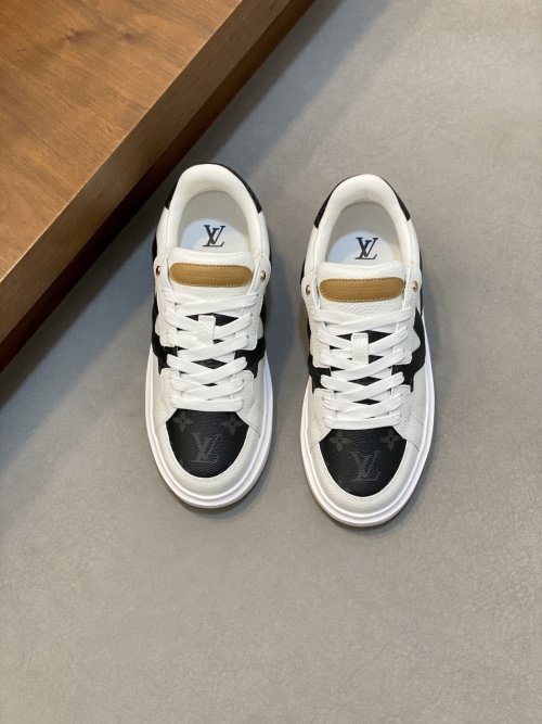 Louis Vuitton Men's Run Away Pulse Sneaker Leather Upper Lace-up Casual Shoes 1 Louis Vuitton Men's Run Away Pulse Sneaker Leather Upper Lace-up Casual Shoes