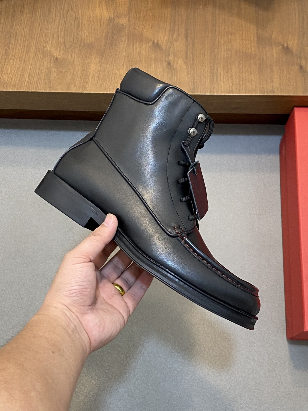 Ferragamo Style Leather Men's Shoes Men's Shoes Men's Shoes detail image 4 from source 783306