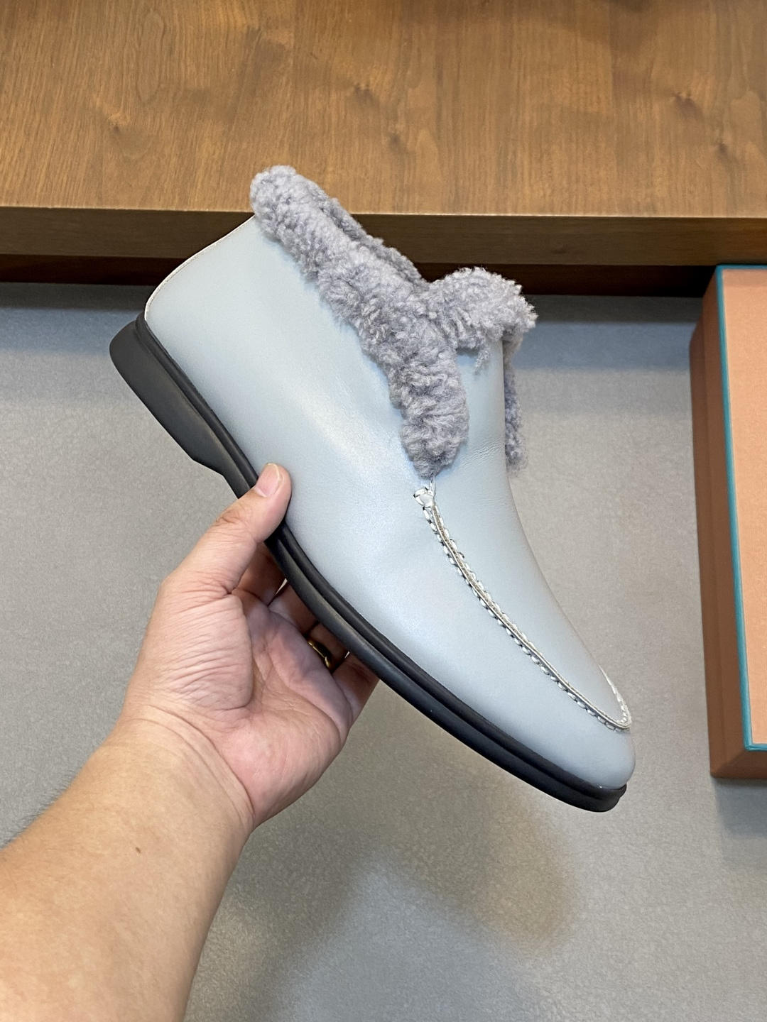 Loro Piana Style Leather Men's Shoes Men's Shoes Men's Shoes detail image 4 from source 782917