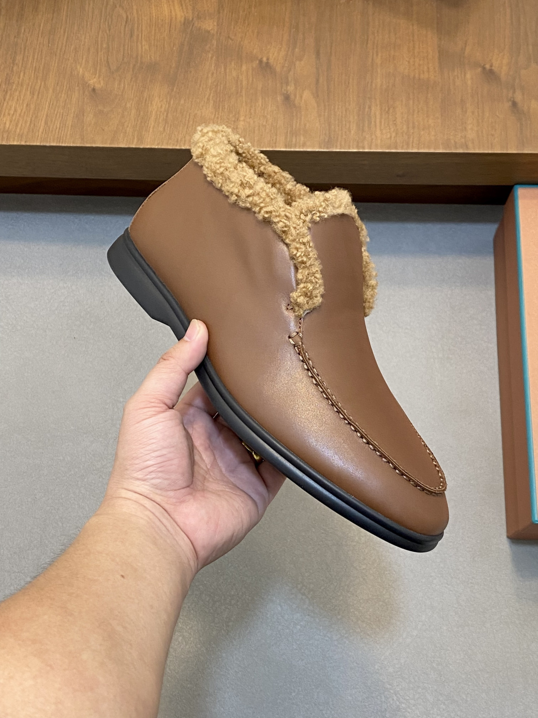 Loro Piana Style Leather Men's Shoes Men's Shoes Men's Shoes detail image 4 from source 782930