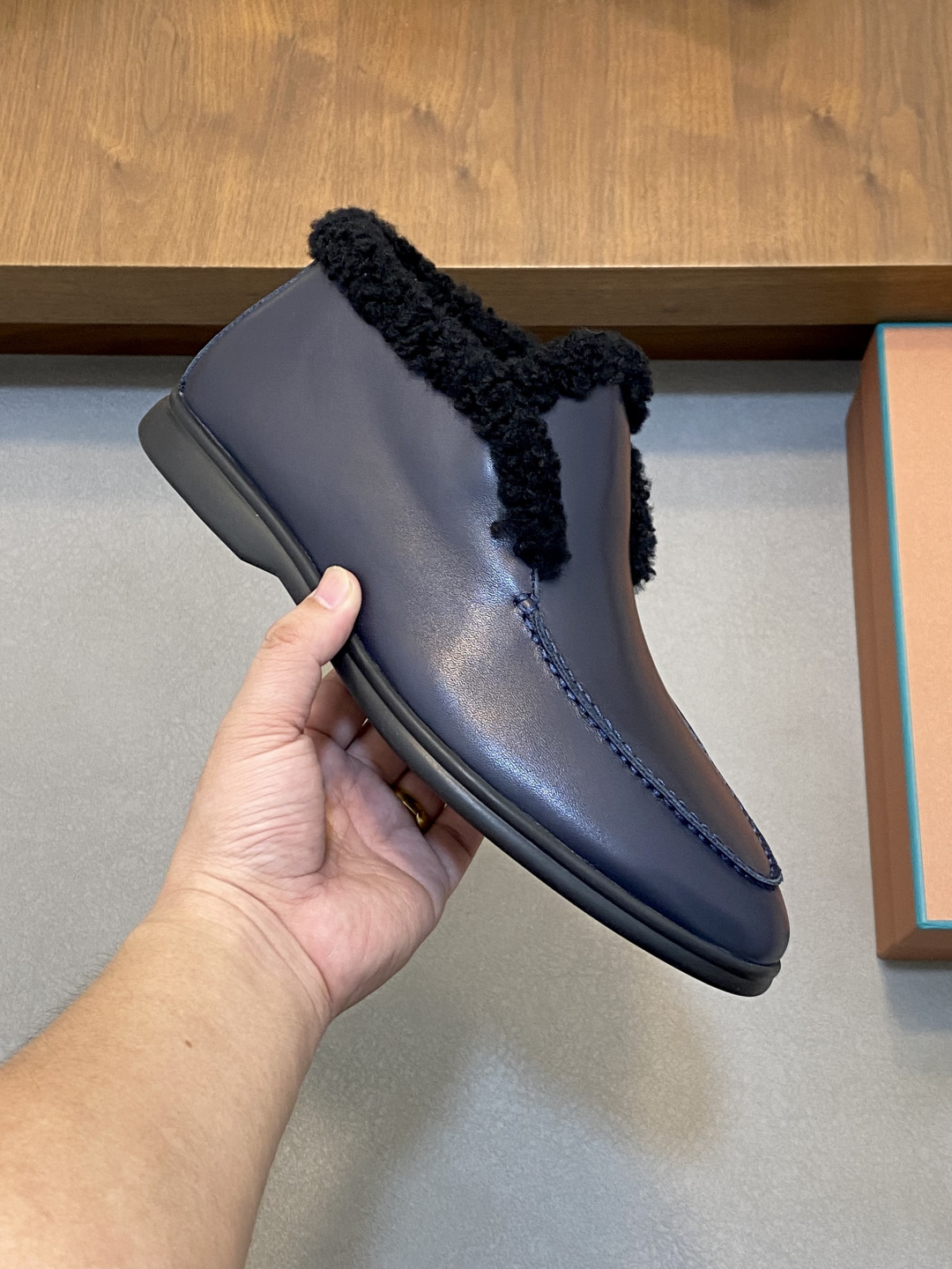 Loro Piana Style Leather Men's Shoes Men's Shoes Men's Shoes detail image 4 from source 782928