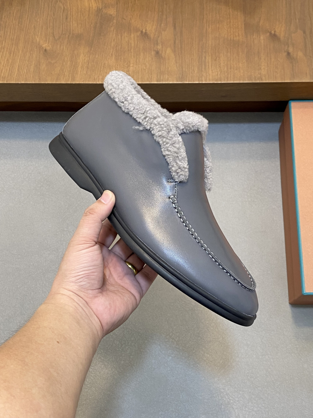 Loro Piana Style Leather Men's Shoes Men's Shoes Men's Shoes detail image 4 from source 782929