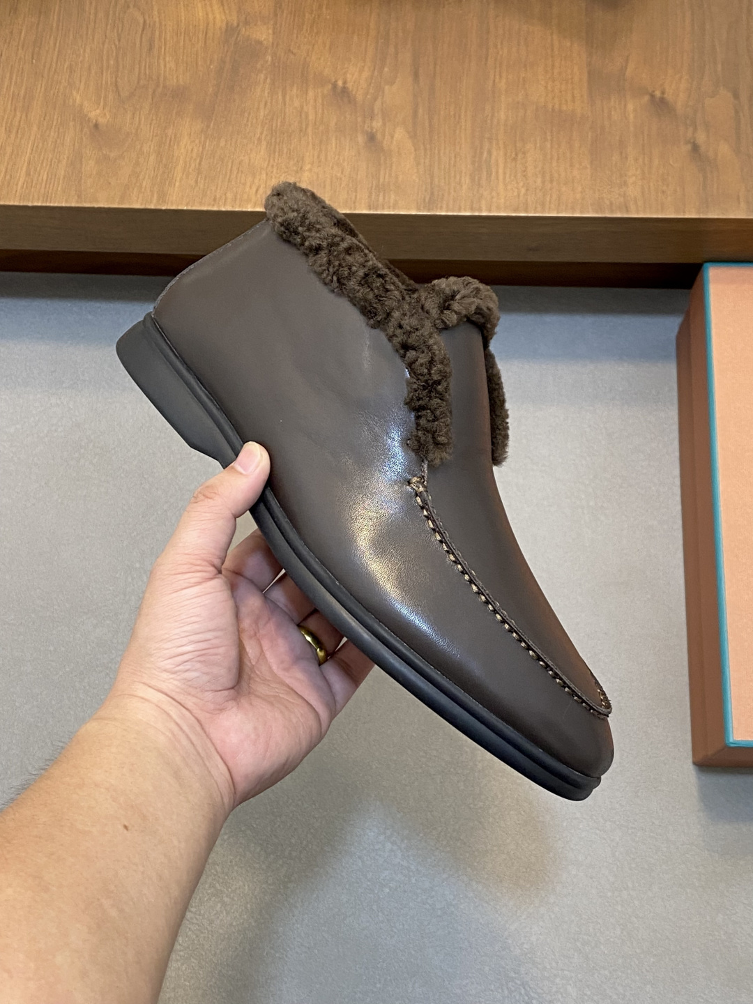 Loro Piana Style Leather Men's Shoes Men's Shoes Men's Shoes detail image 4 from source 782927