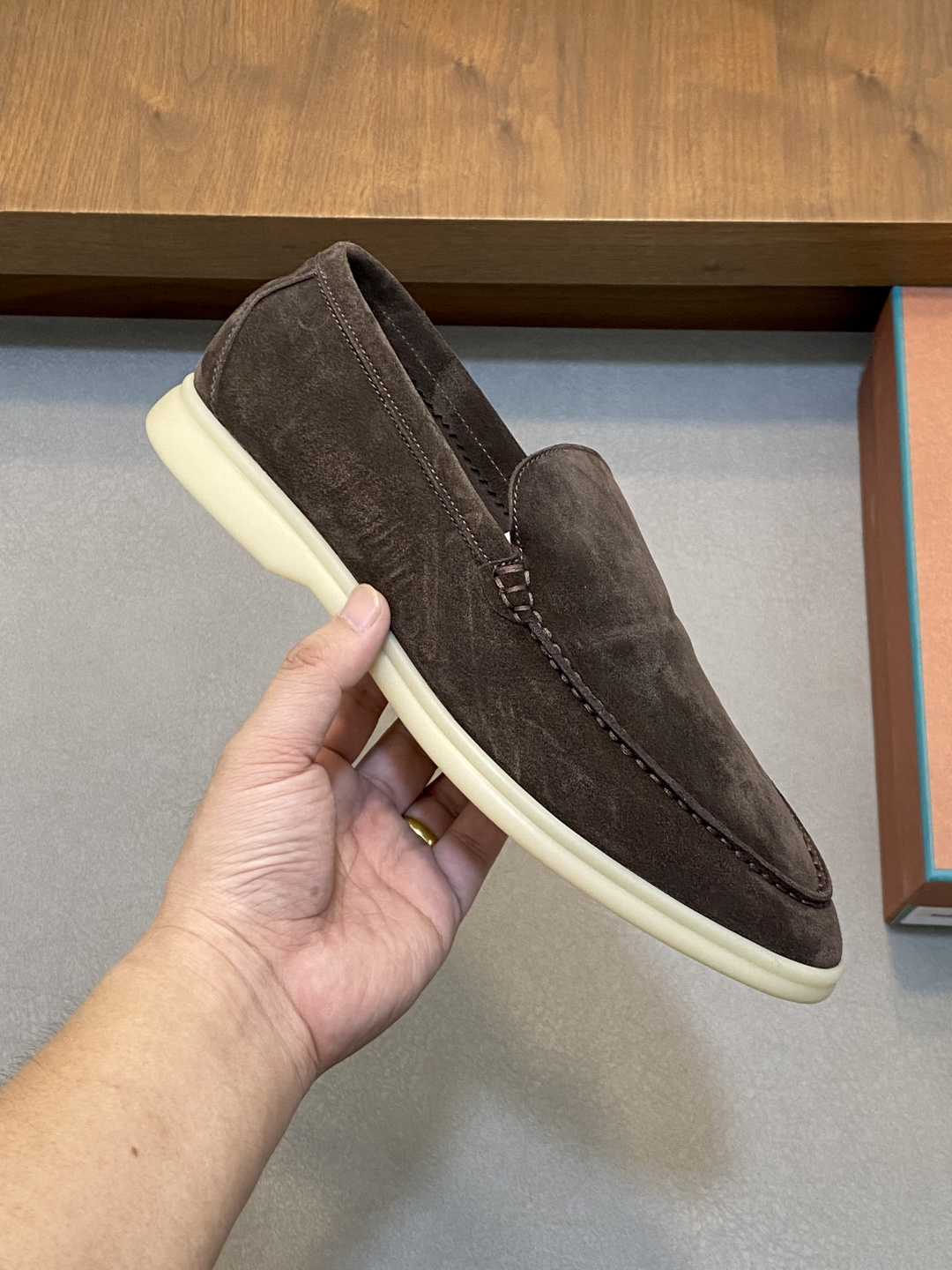 Loro Piana Style Leather Men's Shoes Men's Shoes Men's Shoes detail image 4 from source 782947