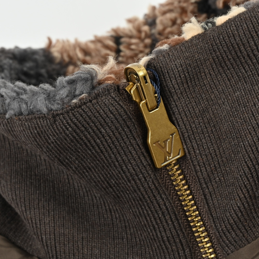 LouisVuitton/路易威登 25FwLV联名nigo泰迪摇粒绒双面穿外套