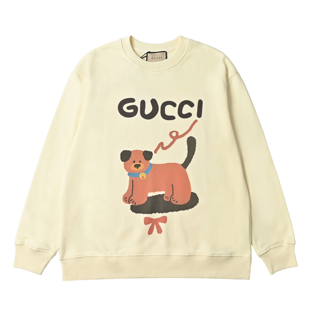 系绳小狗卫衣 Gucci新品 秋冬系列高克重卫衣-Chinese UA Cheap High Quatity Brand Clothes Bags handbags Sneakers wholesale wholesaler seller from China Factory suppliers Fashion Clothing Shoes best Quality Beautiful Price 系绳小狗卫衣 Gucci新品 秋冬系列高克重卫衣