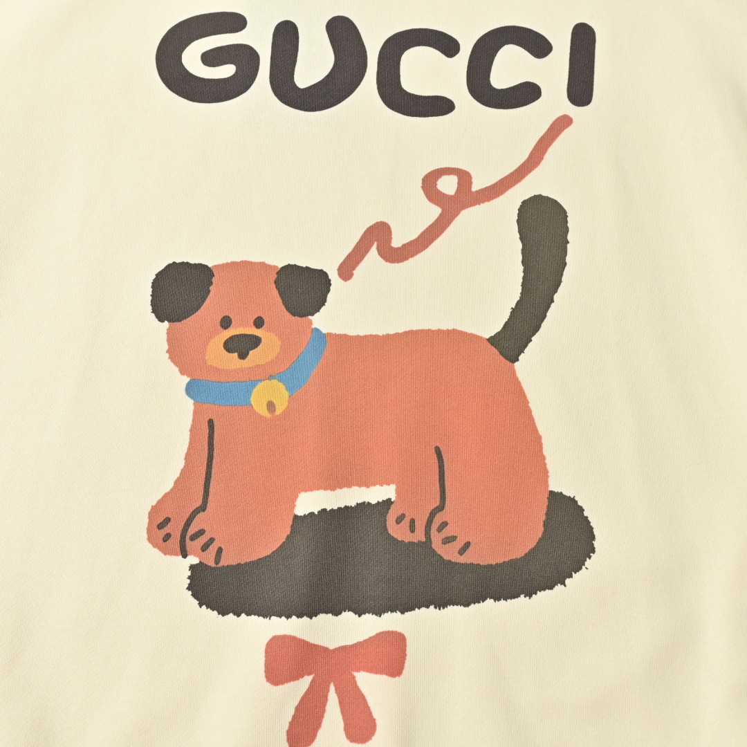 系绳小狗卫衣 Gucci新品 秋冬系列高克重卫衣-Chinese UA Cheap High Quatity Brand Clothes Bags handbags Sneakers wholesale wholesaler seller from China Factory suppliers Fashion Clothing Shoes best Quality Beautiful Price 系绳小狗卫衣 Gucci新品 秋冬系列高克重卫衣