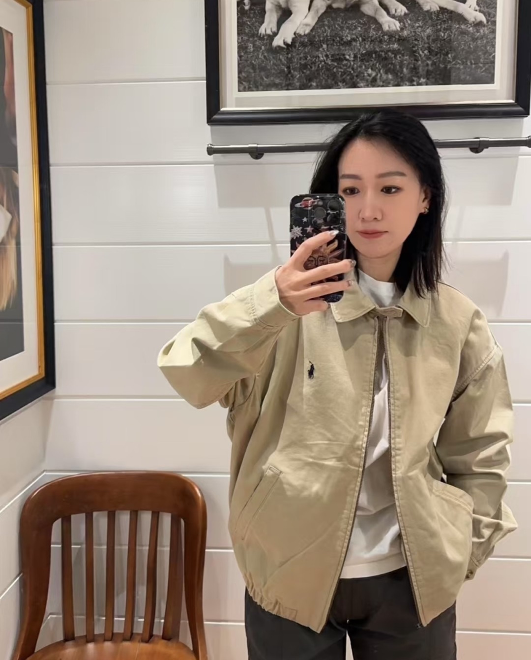 RalphLauren拉夫劳伦夹克刺绣小马老钱风外套藏青色卡其色-Chinese UA Cheap High Quatity Brand Clothes Bags handbags Sneakers wholesale wholesaler seller from China Factory suppliers Fashion Clothing Shoes best Quality Beautiful Price RalphLauren拉夫劳伦夹克刺绣小马老钱风外套藏青色卡其色