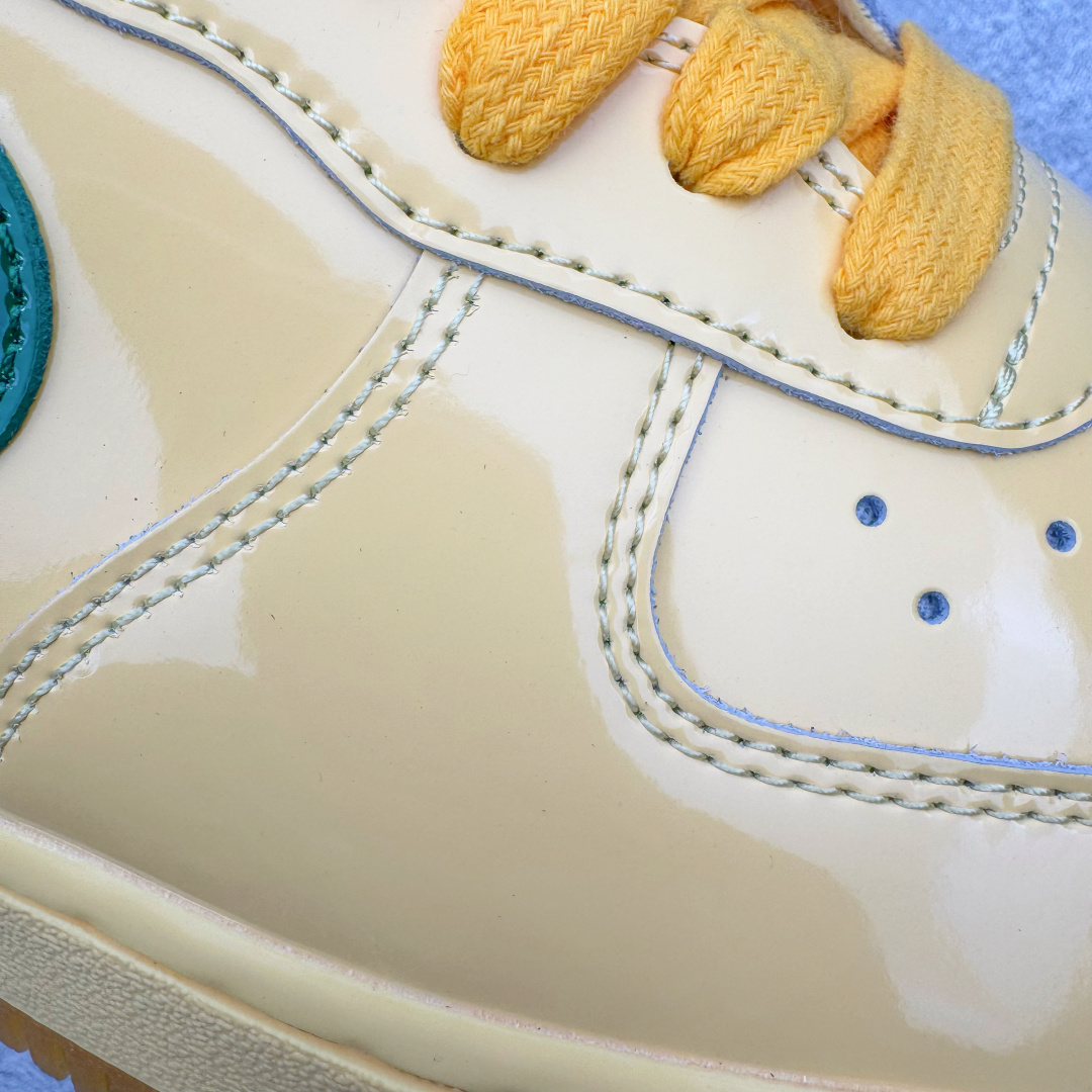 ＃GX纯原 NK AIR Force 1 Low 空军一号漆皮 黄玉 IO4489-700 独家全新2026档案数据 原