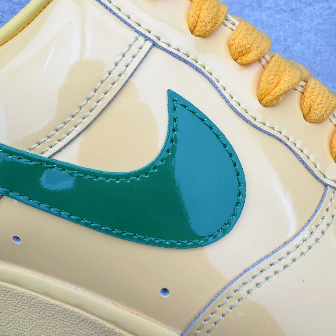 ＃GX纯原 NK AIR Force 1 Low 空军一号漆皮 黄玉 IO4489-700 独家全新2026档案数据 原