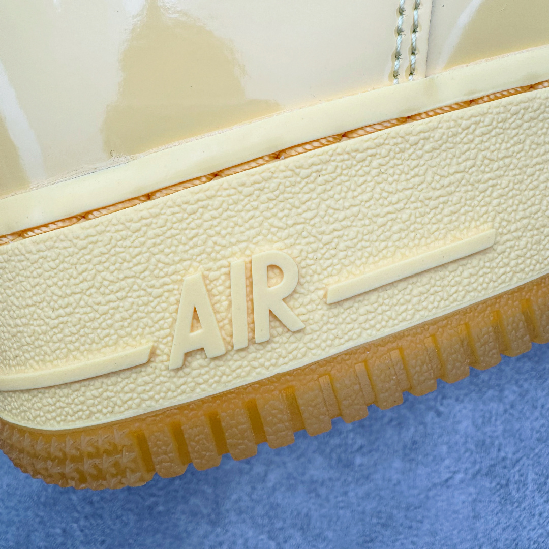 ＃GX纯原 NK AIR Force 1 Low 空军一号漆皮 黄玉 IO4489-700 独家全新2026档案数据 原