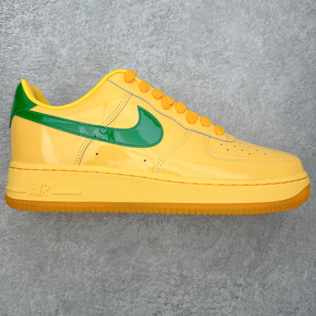 ＃GX纯原 NK AIR Force 1 Low 空军一号漆皮 黄玉 IO4489-700 独家全新2026档案数据 原
