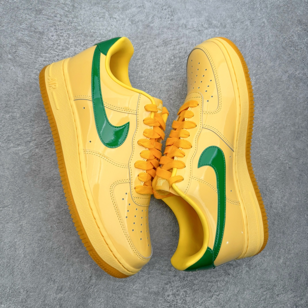 ＃GX纯原 NK AIR Force 1 Low 空军一号漆皮 黄玉 IO4489-700 独家全新2026档案数据 原