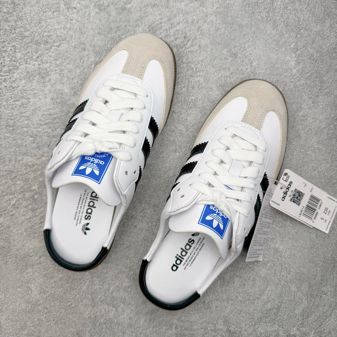 ＃神版 AD Original Samba OG Mule 复古经典轻便包头拖鞋半拖 LB3814 口碑大厂出品 品控大