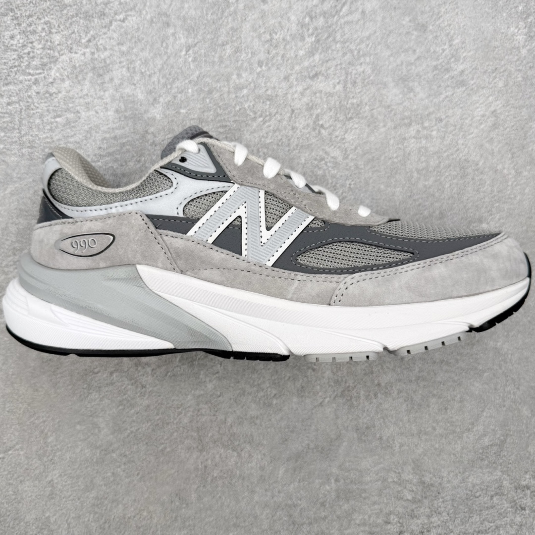 ＃M纯原 New Balance M990GL6 新百伦NB990V126 元祖灰 第六代总统复古慢跑鞋 正确3M反光细